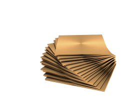 Лист бронзовый